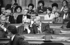 Magyarország, Budapest V., Parlament, az Országgyűlés ülése., 1986, Szalay Zoltán, Budapest, Fortepan #198211