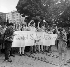 Bulgária, Szófia, Vitosa sugárút, a felvétel a IX. VIT (Világifjúsági Találkozó) idején készült., 1968, Szalay Zoltán, Fortepan #198459