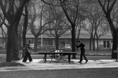 Magyarország, Debrecen, Árpád tér a Kút utca felé nézve., 1974, Szalay Zoltán, kerékpár, Fortepan #198886