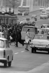 Hungary, Budapest V., Szabad sajtó út, szemben az Erzsébet híd., 1972, Szalay Zoltán, Budapest, Fortepan #198961