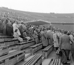 Hungary, Népstadion, Budapest XIV., 1955, Gyöngyi, mass, event, Budapest, Fortepan #1990