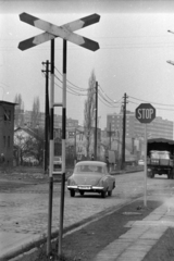 Magyarország, Budapest XI., Tétényi út az Andor utca kereszteződése előtt az Etele (Szakasits Árpád) út felé nézve., 1970, Szalay Zoltán, Wartburg 311/312, rendszám, Budapest, Fortepan #199025