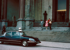 Dánia, Koppenhága, Sølvgade 48-50, Szépművészeti Múzeum (Statens Museum for Kunst)., 1967, Bernhardt, színes, Citroen-márka, Citroen DS, Fortepan #199719