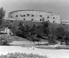 Magyarország, Gellérthegy, Budapest XI., Jubileumi park, fent a Citadella., 1973, Borbély Mihály, Budapest, műemlék, Fortepan #199798