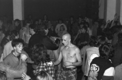 1989, Czetli Tivadar, punk, koncert, pogózás, skinhead, tánc, Fortepan #200076