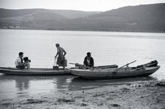 Magyarország, Szob, Duna-part az Ipoly torkolatánál, a túlparton Basaharc., 1941, Eisner Ferenc, Fortepan #200357