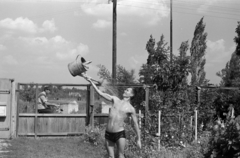 1969, Földvári Mihály, Best of, shower, watering can, Fortepan #200719