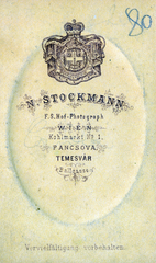 1900, Fortepan, hátlap, fényképész, műterem, Fortepan #200889