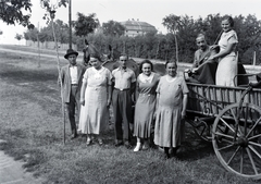 1933, Gara Andor, szekér, Fortepan #201024