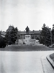 Magyarország, Szeged, Széchenyi tér, Tisza Lajos szobra Fadrusz János és Rollinger Gál Rezső alkotása (1904)., 1934, Gara Andor, Fortepan #201072