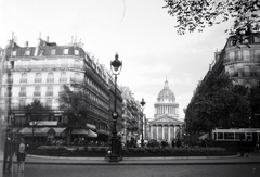 Franciaország, Párizs, Place Edmond Rostand, szemben a Pantheon., 1935, Gara Andor, Fortepan #201197