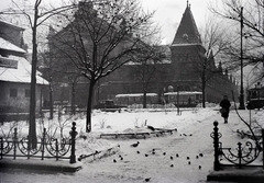 Hungary, Budapest V.,Budapest IX., Fővám tér, szemben a Központi Vásárcsarnok., 1937, Gara Andor, Budapest, Fortepan #201212