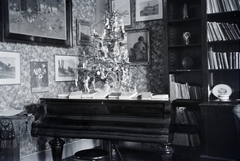 1937, Gergely György, christmas tree, Fortepan #201270