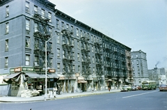 Amerikai Egyesült Államok, New York, a York Ave és az E 88. Street keresztezödése., 1962, Gergely György, színes, Fortepan #201305