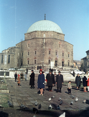 Hungary, Pécs, Széchenyi tér, szemben a Dzsámi., 1963, Jakab Antal, Fortepan #201745