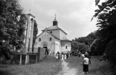 Magyarország,Balaton, Fonyód, Templom utca, Nagyboldogasszony-templom., 1966, Jakab Antal, templom, Fortepan #201759