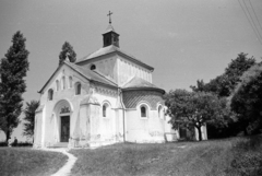 Magyarország,Balaton, Fonyód, Templom utca, Nagyboldogasszony-templom., 1966, Jakab Antal, templom, Fortepan #201761