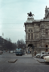 Ausztria, Bécs, Opernring, Operaház., 1962, Jakab Antal, színes, Fortepan #201813