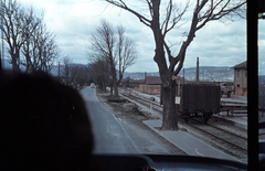 Ausztria, Brunn am Gebirge, Anton Benya-Straße., 1962, Jakab Antal, színes, járműbelső, Fortepan #201817