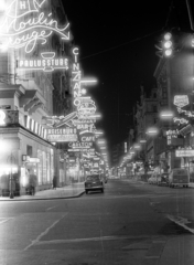 Ausztria, Bécs, Kärntner Strasse, a Philharmoniker Strasse sarkától a Krugerstrasse felé nézve., 1962, Jakab Antal, Fortepan #201861