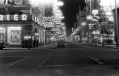 Ausztria, Bécs, Kärntner Strasse, a Philharmoniker Strasse sarkától a Krugerstrasse felé nézve., 1962, Jakab Antal, Fortepan #201862