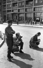 Hungary, Uránváros, Pécs, Ybl Miklós utca - Kőrősi Csoma Sándor utca sarok, Országos Gyorsasági Motorverseny., 1963, Jakab Antal, Fortepan #201927