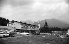 Slovakia, High Tatras, Štrbské pleso, kilátás a Panorama Hotel mellől a rádió-relé állomás felé., 1972, Jakab Antal, Czechoslovakia, Fortepan #202063