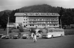 Romania,Transylvania, Brașov, Brassópojana., 1972, Jakab Antal, bus, Ikarus-brand, Volán organisation, Fortepan #202148