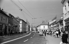 Romania,Transylvania, Cluj-Napoca, Wesselényi Miklós utca (Strada Regele Ferdinand, ekkor Strada Dózsa György)., 1972, Jakab Antal, Fortepan #202198