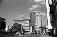 Németország, Frankfurt am Main, Eschenheim-torony (Eschenheimer Turm)., 1973, Jakab Antal, Fortepan #202233