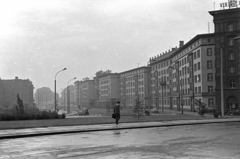 Németország, Lipcse, Windmühlenstrasse a Wilhelm-Leuschner-Platz felől nézve., 1962, Faragó László, NDK, Fortepan #202507