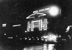 Németország, Berlin, Hotel Excelsior., 1929, Fortepan, neonreklám, Fortepan #20266