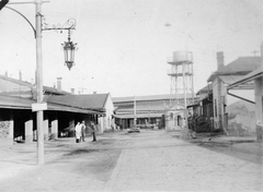 Magyarország, Budapest IV., Váci út 75. Dr. Keleti és Murányi Vegyészeti Gyár Rt., 1927, Privát Fotó és Film Archívum-Urbach gyűjtemény, lámpaoszlop, Budapest, Fortepan #20277