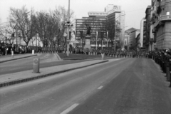 Hungary, Budapest V., Petőfi tér, Március 15-i ünnepség Petőfi Sándor szobra előtt., 1976, Rubinstein Sándor, Budapest, Fortepan #202794