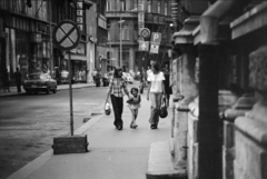 Hungary, Budapest V., Petőfi Sándor utca a Főposta épületétől a Szervita (Martinelli) tér felé nézve., 1976, Rubinstein Sándor, Budapest, Fortepan #202828