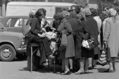 Magyarország, Budapest IV., Szent István (István) tér, piac., 1980, Rubinstein Sándor, Budapest, Fortepan #203020