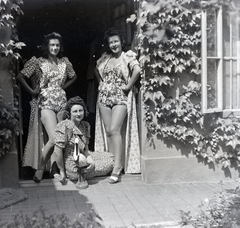 1937, Tóth Árpád, women, three people, Fortepan #203210