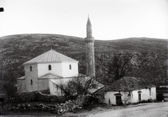 Bosznia-Hercegovina, Blagaj, Szulejmán szultán mecset vagy a császármecset (Sultan Sulejmanova džamija / Careva džamija)., 1910, Plohn József, mecset, Fortepan #204251