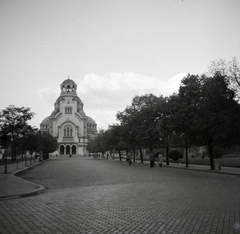 Bulgária, Szófia, Alekszandr Nyevszkij-székesegyház, 1941, Somlói Miklós dr., székesegyház, kockakő, Fortepan #204294