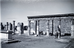 Olaszország, Pompei, Apolló temploma., 1929, Somogyvári Gergő, oszlop, rom, antik kultúra, Fortepan #204375