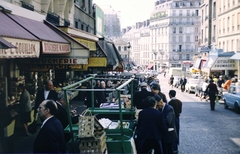 France, Paris, Rue Lepic a Place Blanche felé nézve., 1969, Szilágyi Zsófia, Fortepan #204595