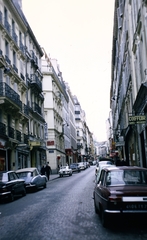 France, Paris, Rue Jean-Baptiste Pigalle a rue Pierre-Fontaine felé nézve, balra a 39-es számú ház., 1969, Szilágyi Zsófia, Fortepan #204597