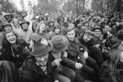 Poland, 1974, Kereki Sándor, hat, audience, Fortepan #205261