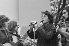 Poland, 1974, Kereki Sándor, flute, guitar, youth, Fortepan #205271