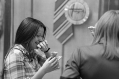 1976, Kereki Sándor, ice cream, gesture, smile, Fortepan #205407