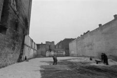 1976, Kereki Sándor, firewall, vacant land, Fortepan #205428