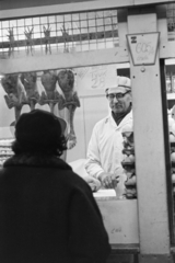 1974, Kereki Sándor, butcher shop, poultry, Fortepan #205695