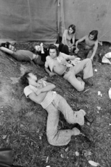 1976, Kereki Sándor, relaxation, afternoon break, Fortepan #205709