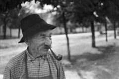 1969, Kereki Sándor, portrait, old person, Fortepan #205767