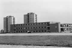 Magyarország, Budapest XI., Bogdánfy utca 5/b, Bogdánfy Ödön Általános Iskola (később Kürt Alapítványi Gimnázium)., 1971, Kereki Sándor, Budapest, lakótelep, Lágymányosi lakótelep, Fortepan #206115